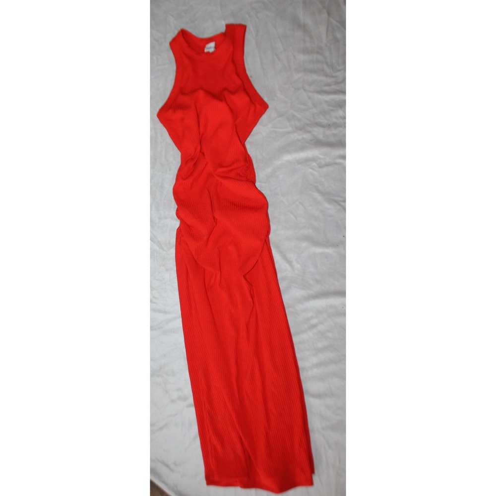 A New Day Women Knitted Maxi Red Dress Size XS